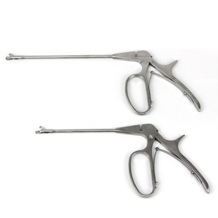 上海金钟子宫颈活体取样钳医用妇科不锈钢活检钳管式长圆头盖板式