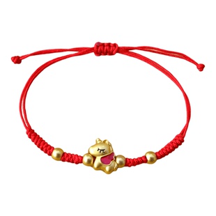 2026马年本命年红绳手链男女编织手绳生肖马饰品儿童手串节日礼物
