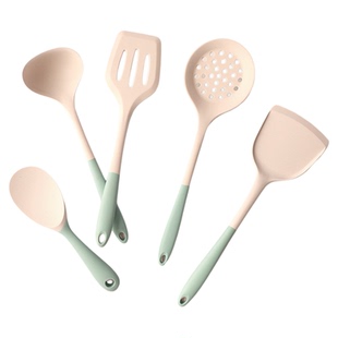 Silicone kitchen utensils, Spatula, Rice spoon, Soup ladle