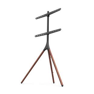 Brateck北弧电视落地支架艺术移动推车家用电视机架实木通用FS601