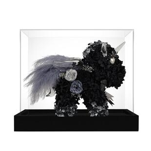 永生花独角兽礼盒214情人节礼物送女友生日新年礼物真花礼品摆件