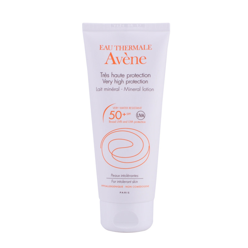 现货秒发！雅漾纯物理自然防晒霜乳SPF50+100mlPA+++防敏孕妇