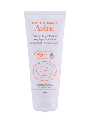 雅漾纯物理自然防晒霜乳SPF50+