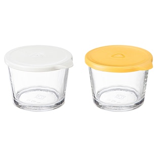 霜山玻璃储物罐带盖大开口收纳罐厨房泡菜蜂蜜罐子冰箱冷藏保鲜罐