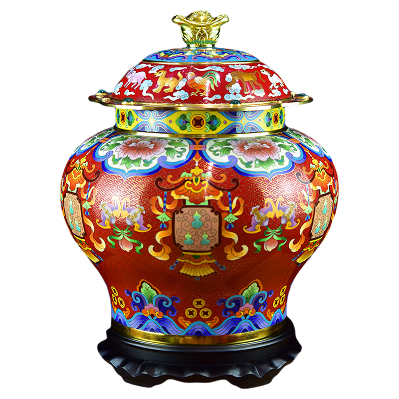 北京珐琅景泰蓝戴嘉林财富满贯