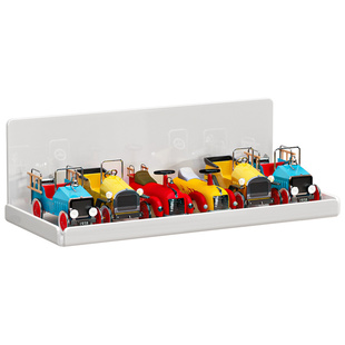 玩具小汽车收纳架磁吸洞洞板儿童合金模型风火轮多美卡小车展示架