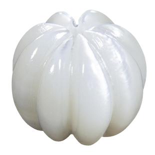 天然母贝螺钿雕刻珠老鱼骨南瓜珠文玩佛珠顶珠腰珠配饰手工手串珠