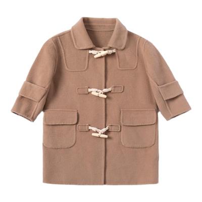 OPCP儿童呢大衣百分百全羊毛