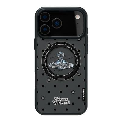 MASFEIL × 贝壳西太后适用苹果17promax手机壳iPhone16pro新款磁吸带支架ip15全包Fo5支点高级感14保护套13