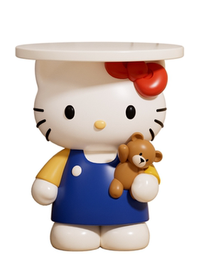 hellokitty猫边几落地摆件