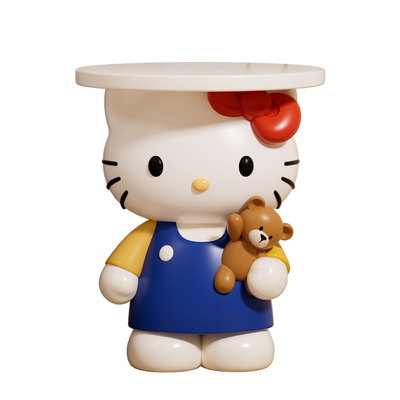 hellokitty猫边几落地摆件