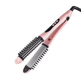 内扣夹板卷发直发两用短发蓬松打理神器空气刘海防烫宿舍用直发器