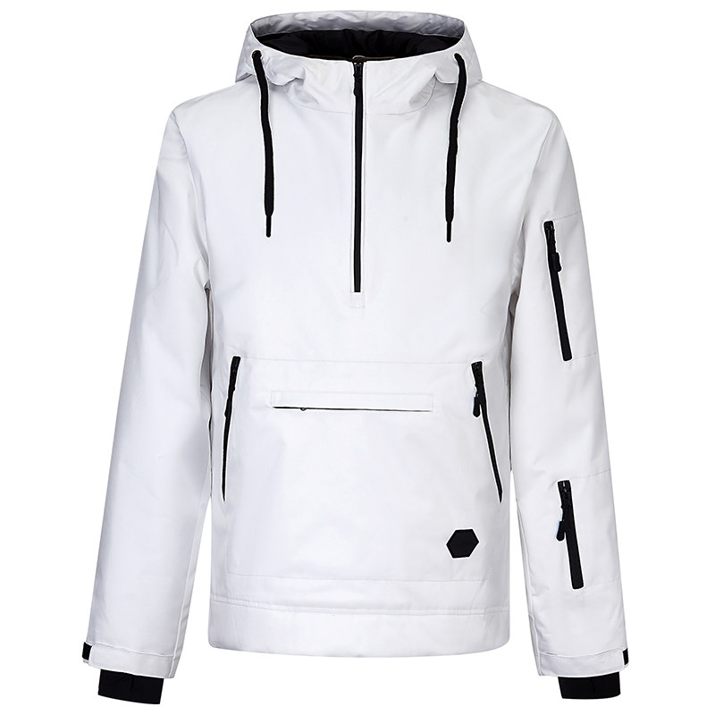 男女情侣加厚夹棉保暖滑雪服帽衫