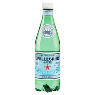 意大利圣培露进口 S.Pellegrino含气天然矿泉水500ml*24瓶气泡水
