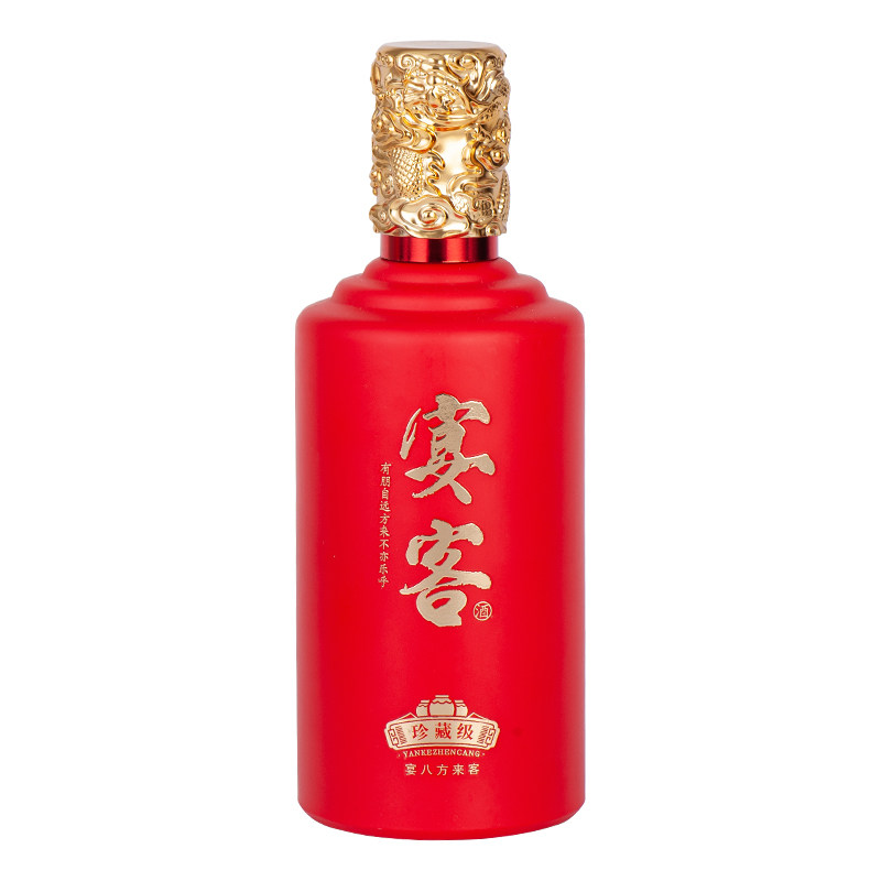 高档空酒瓶自酿酒瓶玻璃白瓶