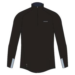 迪卡侬运动卫衣男秋冬上衣立领速干衣透气网球运动长袖套头衫SAL5