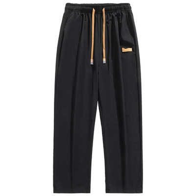 疯庞克直筒裤子男款卫裤宽松休闲