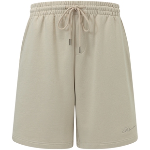 CHINISM丨草体logo重磅运动短裤男夏季新款男士宽松直筒五分裤