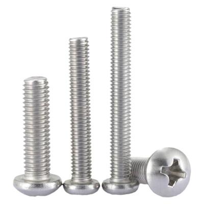 316不锈钢十字圆头螺丝M1.6-M10