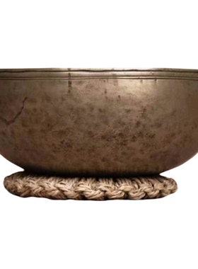 九喜玛珍藏老钵复古摆件