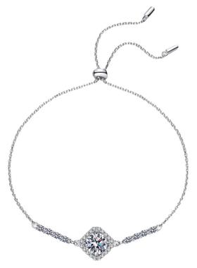 ICEBLING一克拉莫桑石手链