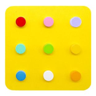 布好玩拧瓶盖幼儿园小中班益智区早教数学认识数字颜色夹毛球教具