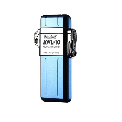 日本正版Windmill风车气体充气打火机户外高原防风防水AWL-10