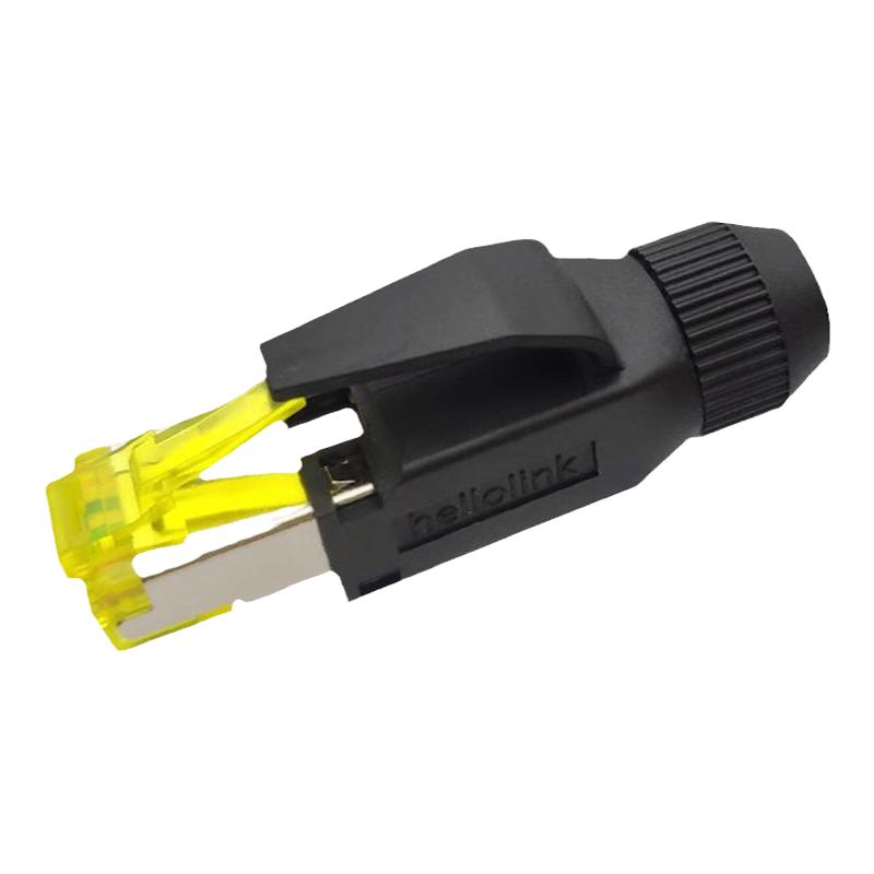 PROFINET接头PN网络连接器通讯转接头网线接头8芯RJ45工业水晶头
