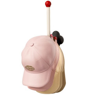 帽子收纳神器免打孔卧室门后鸭舌棒球帽整理架宿舍衣柜侧专用帽架