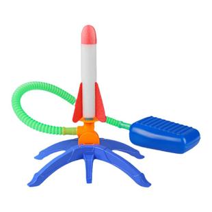 六一儿童节礼物脚踩冲天火箭宝宝户外玩具男孩脚踏发射小飞箭发光