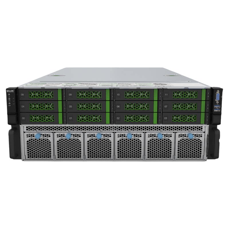 安擎EG8421 G4带Switch 4U八卡算力服务器主机AI深度学习本地部署