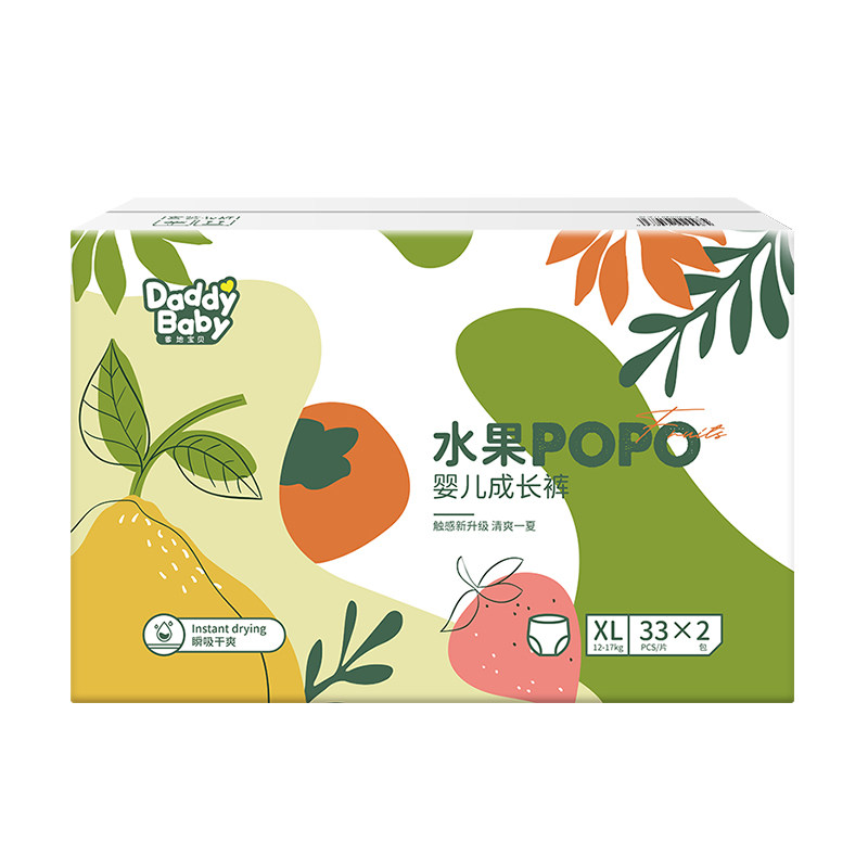 爹地宝贝水果纸尿裤拉拉裤