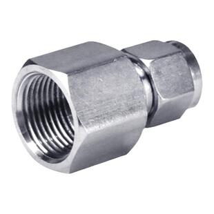 304/316不锈钢内丝卡套直通接头压力表内螺纹减压阀仪表气源M14