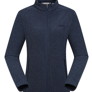 LAFUMA乐飞叶户外休闲保暖雀巢绒抓绒衣男女情侣开衫外套立领上衣