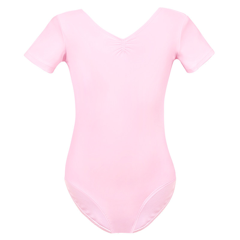 儿童舞蹈服女童练功服夏季短袖英皇考级女孩跳舞衣服中国舞体操服