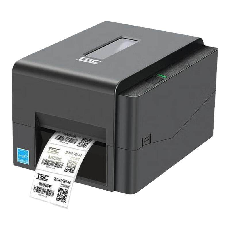 TSC标签打印机TE244/TE344/TTP-342Pro/T-4502E/4503E服装吊牌洗水唛合格证贴纸碳带热转