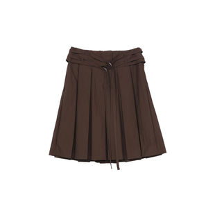 ANNENONO 设计师 26春夏新品 结构感翻腰设计压褶半身裙 SOLSOL