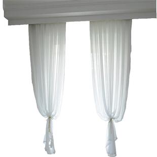 窗纱纱帘特价清仓成品窗帘阳台客厅卧室落地飘窗沙帘布料蓝色绿色