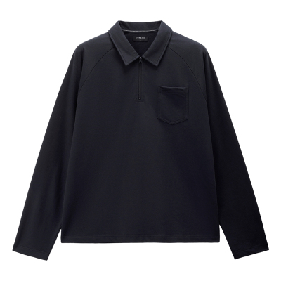 Giordano/佐丹奴长袖POLO衫口袋
