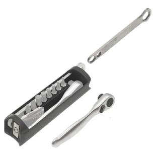 适用Brompton A C Pline小布自行车隐藏式扳手维修补胎工具收纳盒