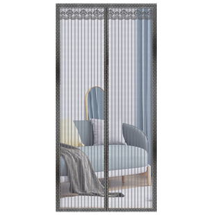 新款全磁条防蚊门帘夏季家用纱门免打孔加密全磁块金刚网自吸沙门