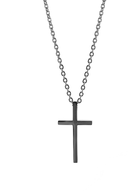 anan质感钛钢光板吊坠港风项链