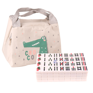 家用手搓麻将牌一级品36/40/42/44mm大号手打麻将144张麻雀牌送礼