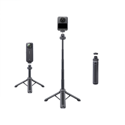 MAXCAM适用于DJI大疆 Osmo 360 全景相机影石Insta X5 X4 Air迷你自拍延长杆便携三脚架vlog桌面支架配件