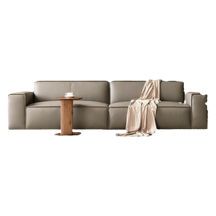 康耐登豆腐块意式极简轻奢进口头层牛皮真皮沙发客厅2026新款简约