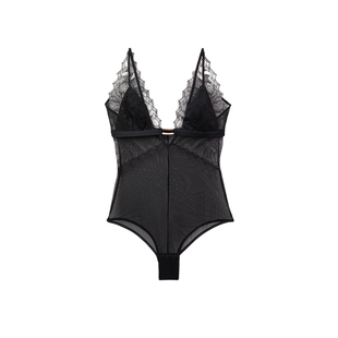 Intimissimi意舒漫26早春新品性感透视深V美背蕾丝连体衣BOD2594