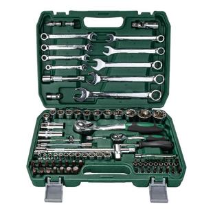 汽修修车工具套装套筒棘轮扳手组合小中飞46件套汽车快速32摩托车