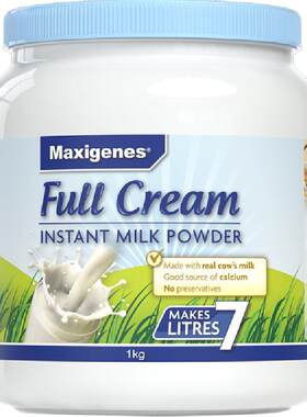 美可卓蓝胖子高钙香醇奶粉1kg