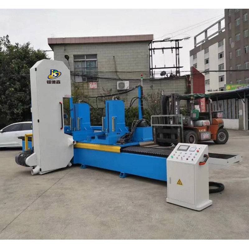 数控智能跑车带锯木工加工机械精密原木开料锯大型圆木推台锯