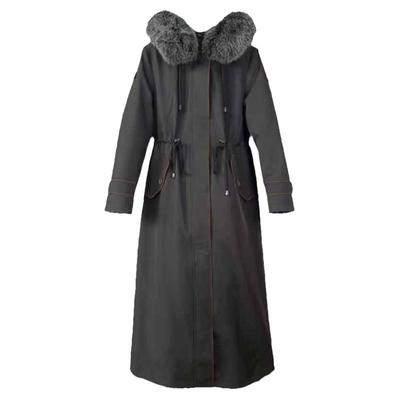 鹅绒狐狸毛派克服冰桐语厂家直销